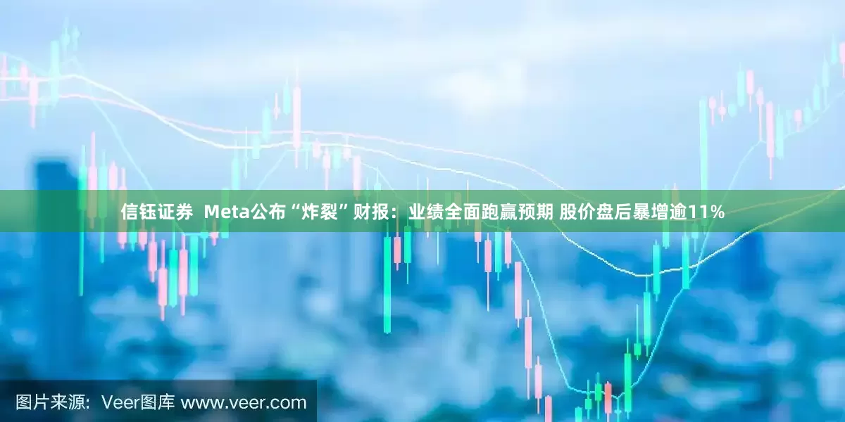 信钰证券  Meta公布“炸裂”财报：业绩全面跑赢预期 股价盘后暴增逾11%
